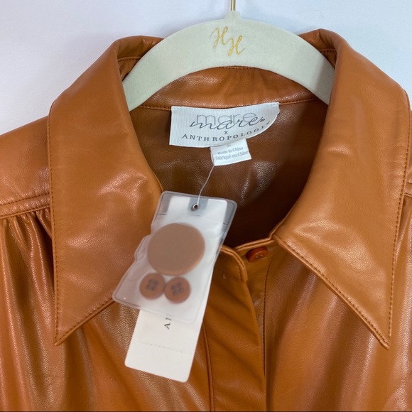 ♦️SOLD♦️NWT Ripley Faux Leather Dress - Picture 10 of 12